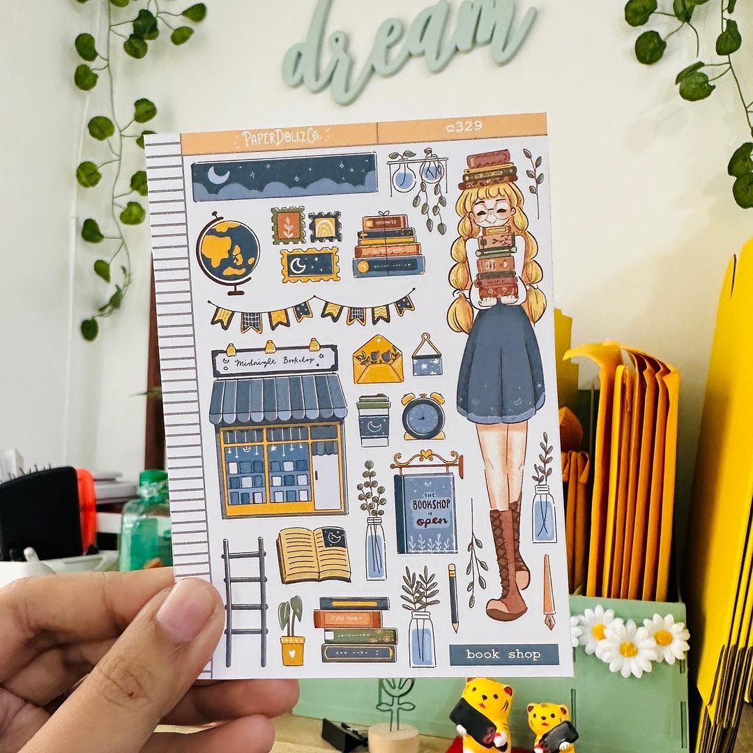 Book Shop | True Passion | Collections Stickers | C329