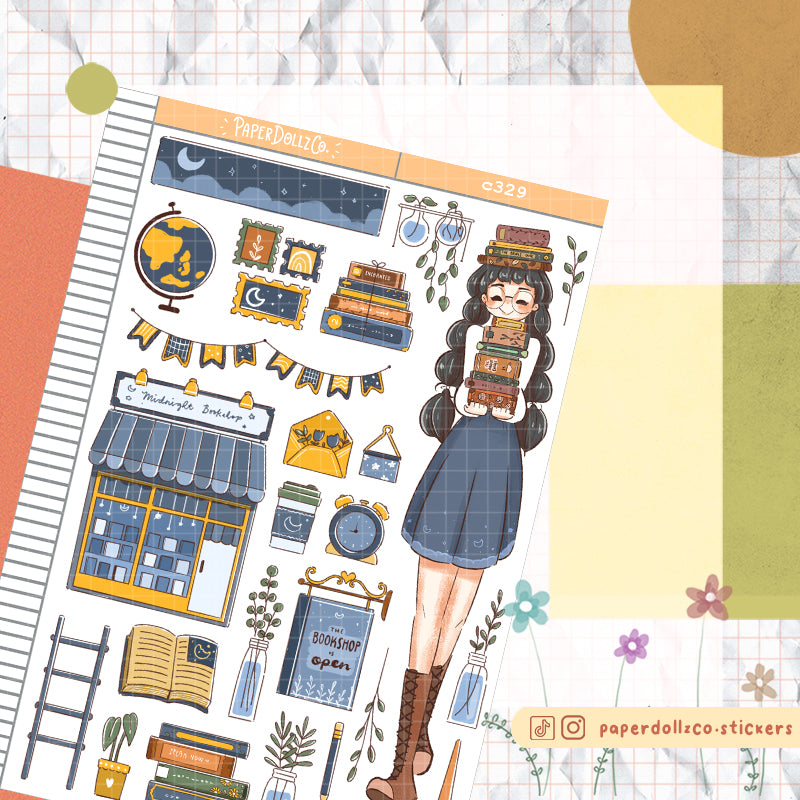 Book Shop | True Passion | Collections Stickers | C329