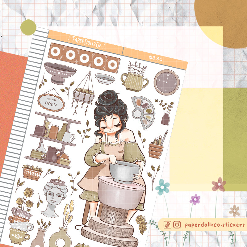 Pottery Shop | True Passion | Collections Stickers | C330
