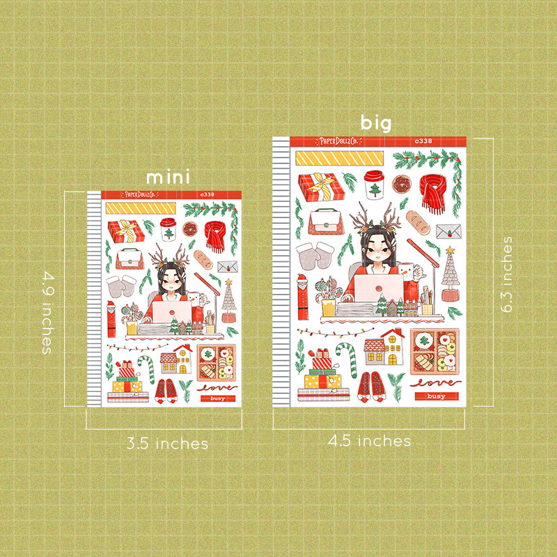 Busy| Joy to the Dolly World | Collection Stickers | c338