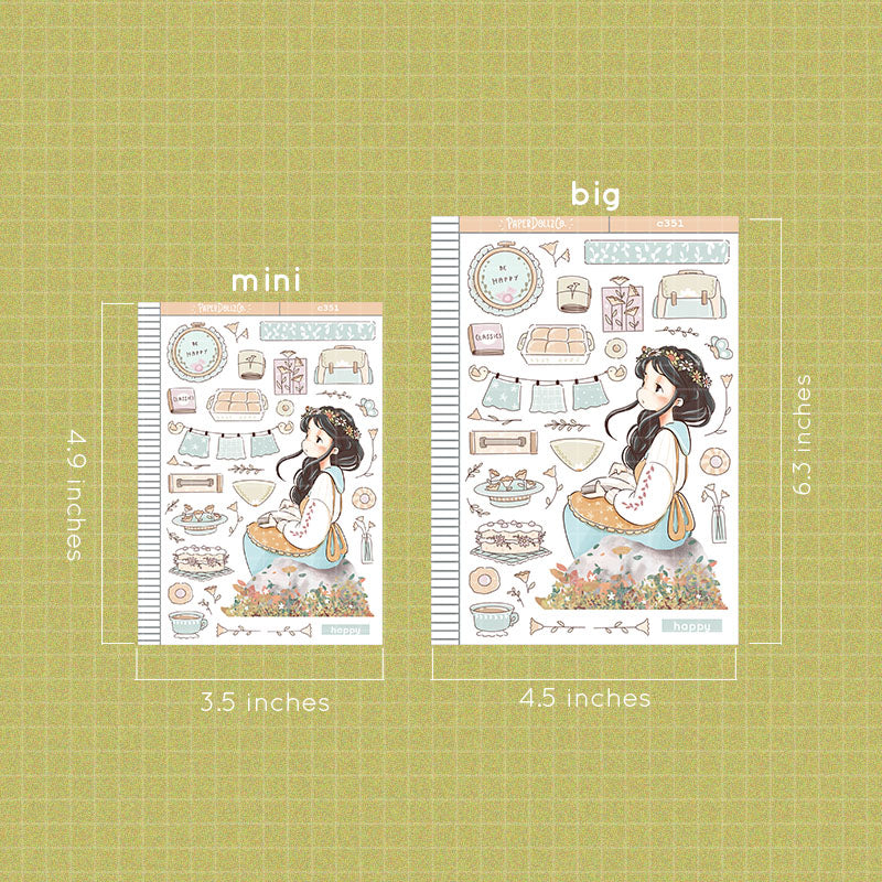 Happy | Spring Blossoming | Collection Stickers | C351