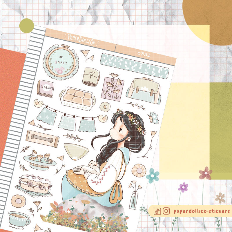Happy | Spring Blossoming | Collection Stickers | C351