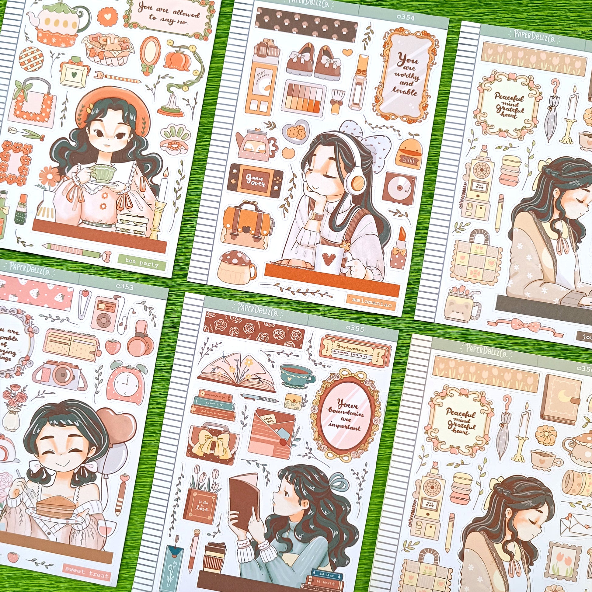 Bookworm | Alone Time | Collection Stickers | C355