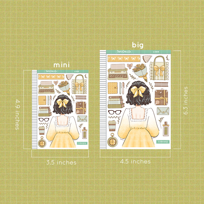 Library | Crowning Glory | Collection Stickers | C369
