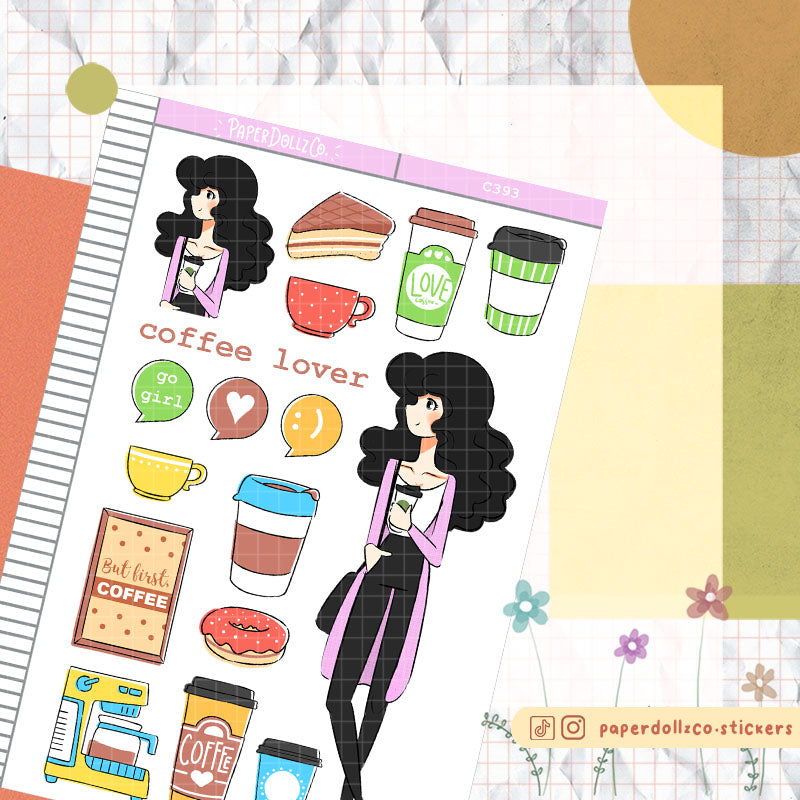 Coffee Lover Collections Sticker | C393