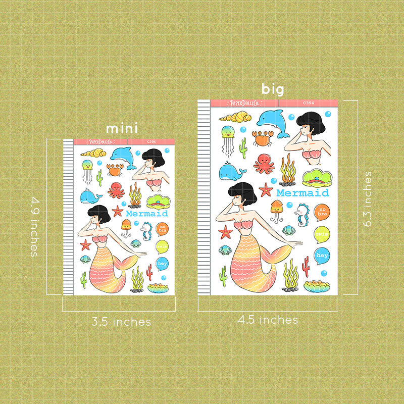 Mermaid Collections Sticker | C394