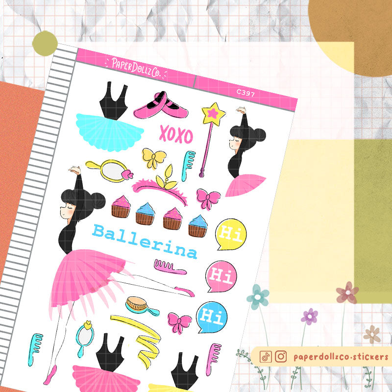 Ballerina Collections Sticker | C397