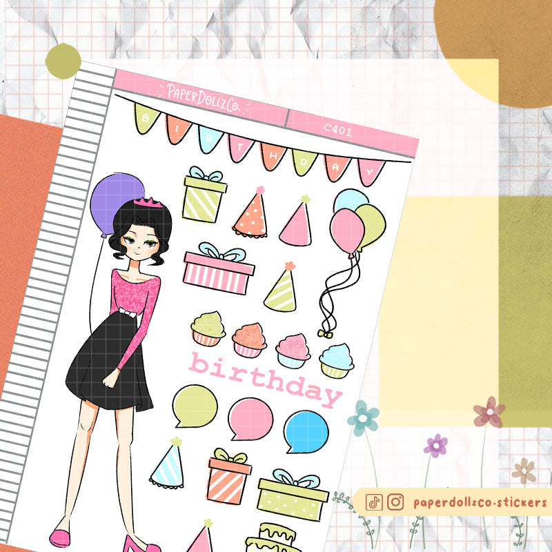 Birthday Collections Sticker | C401
