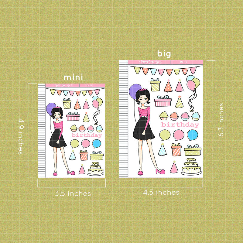 Birthday Collections Sticker | C401