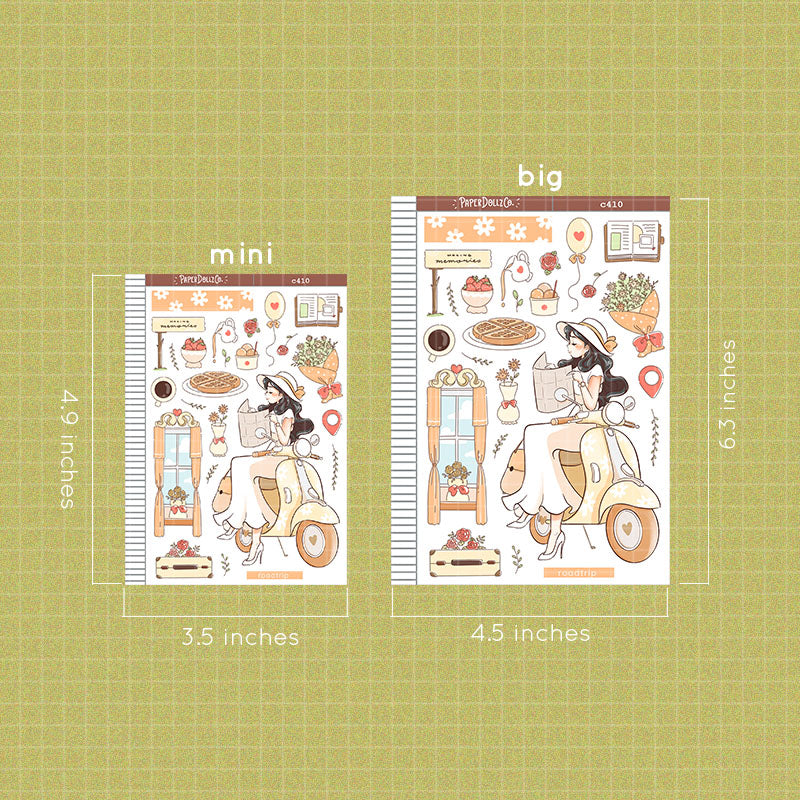 Roadtrip | Wanderlust | Collection Stickers | C410
