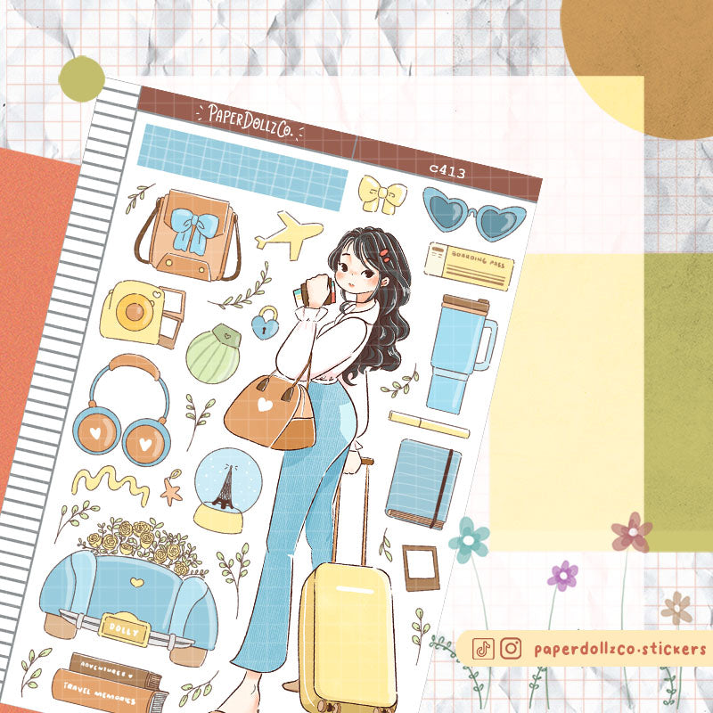 Business | Wanderlust | Collection Stickers | C413