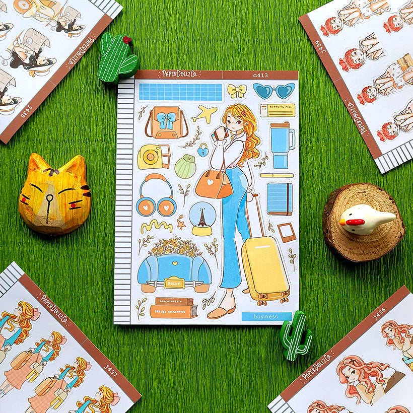 Business | Wanderlust | Collection Stickers | C413
