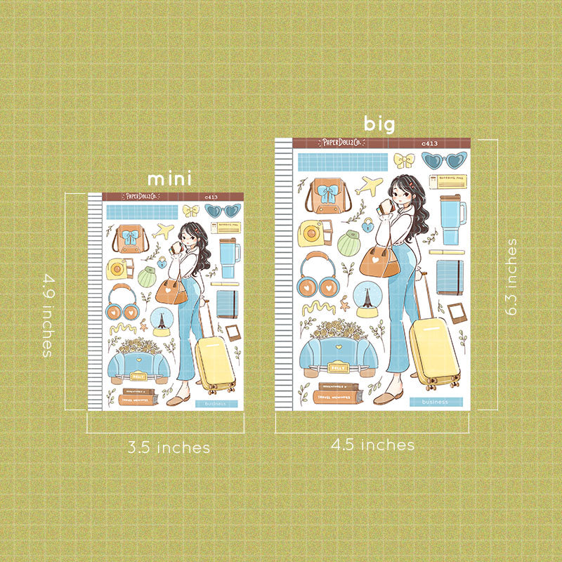 Business | Wanderlust | Collection Stickers | C413