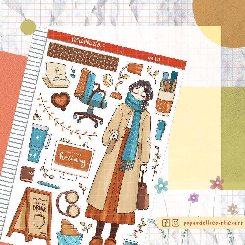 Work | Winter Solstice | Collection Stickers | C419