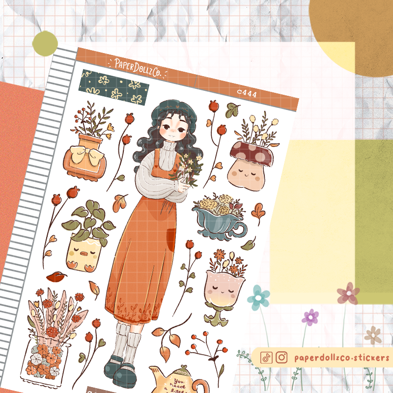 Gardener | Cozy Harvest | Collection Stickers | C444