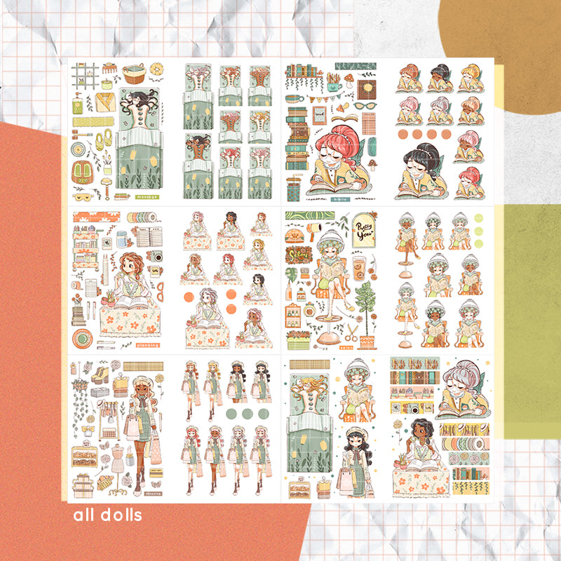 Love Yourself PaperDollzCo Planner Sticker Book | CB047