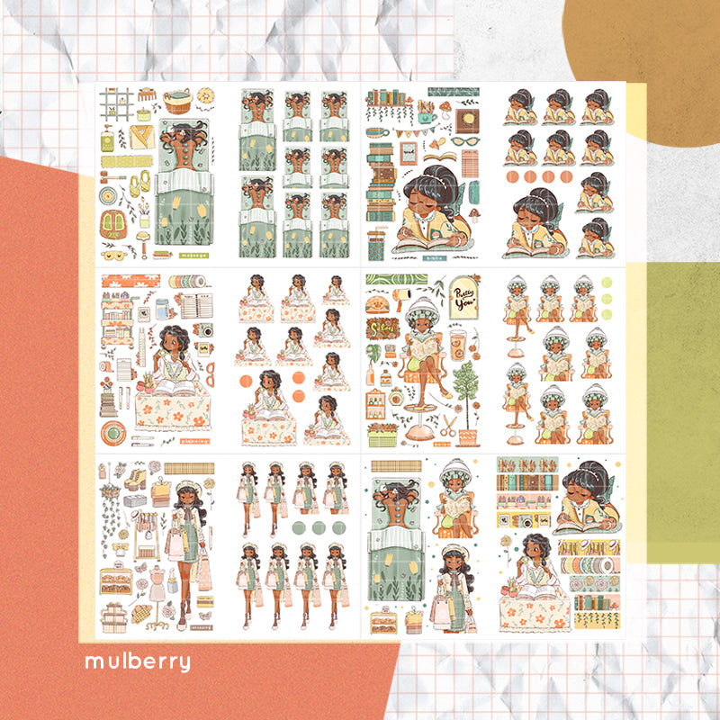 Love Yourself PaperDollzCo Planner Sticker Book | CB047