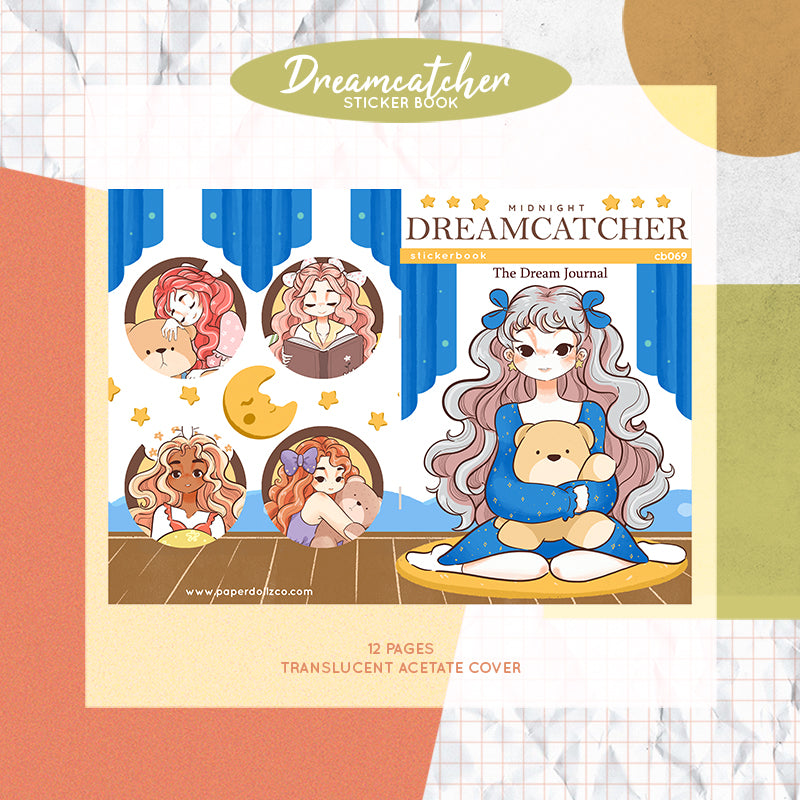 Midnight Dreamcatcher | PaperDollzCo | Sticker Book | CB069
