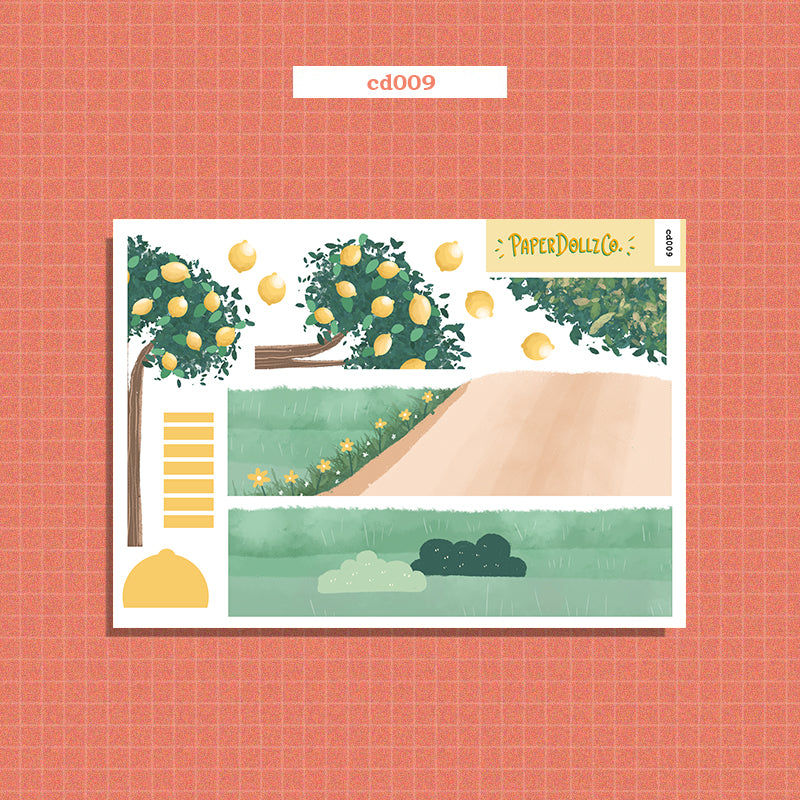Blossoming | Hobonichi | Cousin Daily Sticker Kit | Cd009
