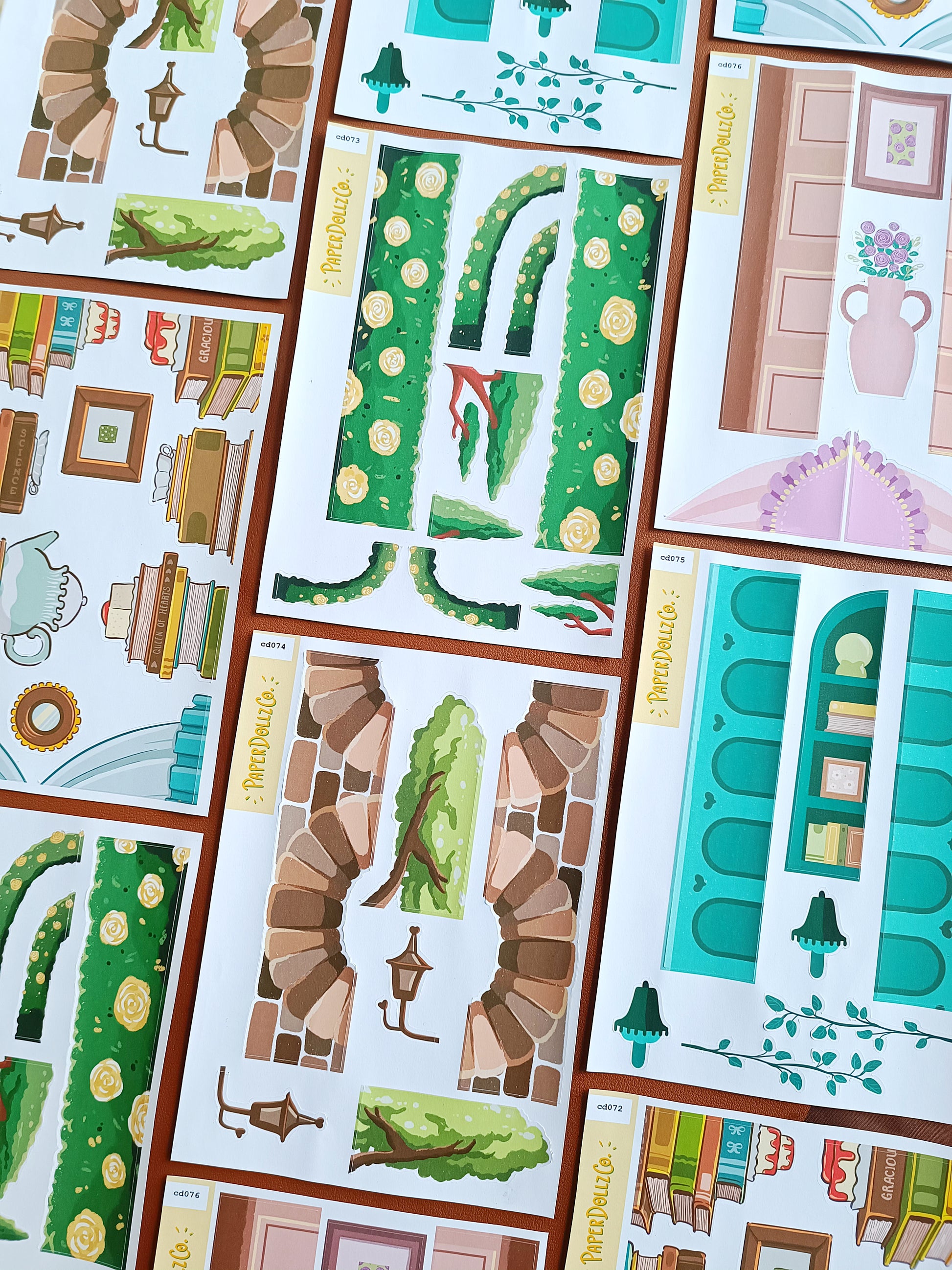 Victorian Muses | Hobonichi | Cousin Daily Sticker Kit | Cd073