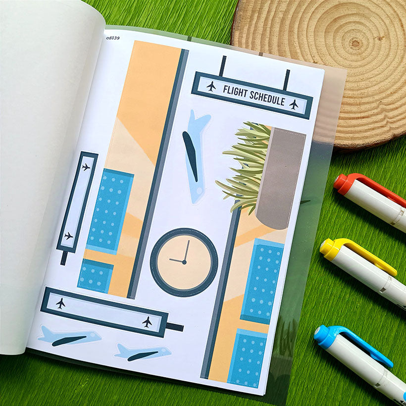 WanderLust and Crowning Glory A5 Kits Sticker Book | CDB004