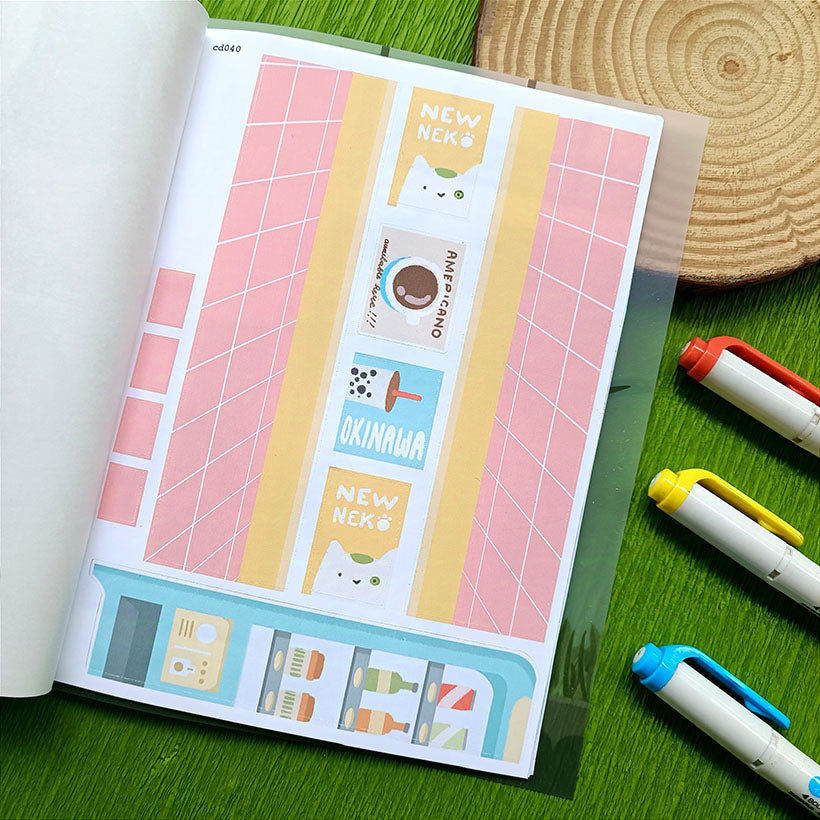 WanderLust and Crowning Glory A5 Kits Sticker Book | CDB004