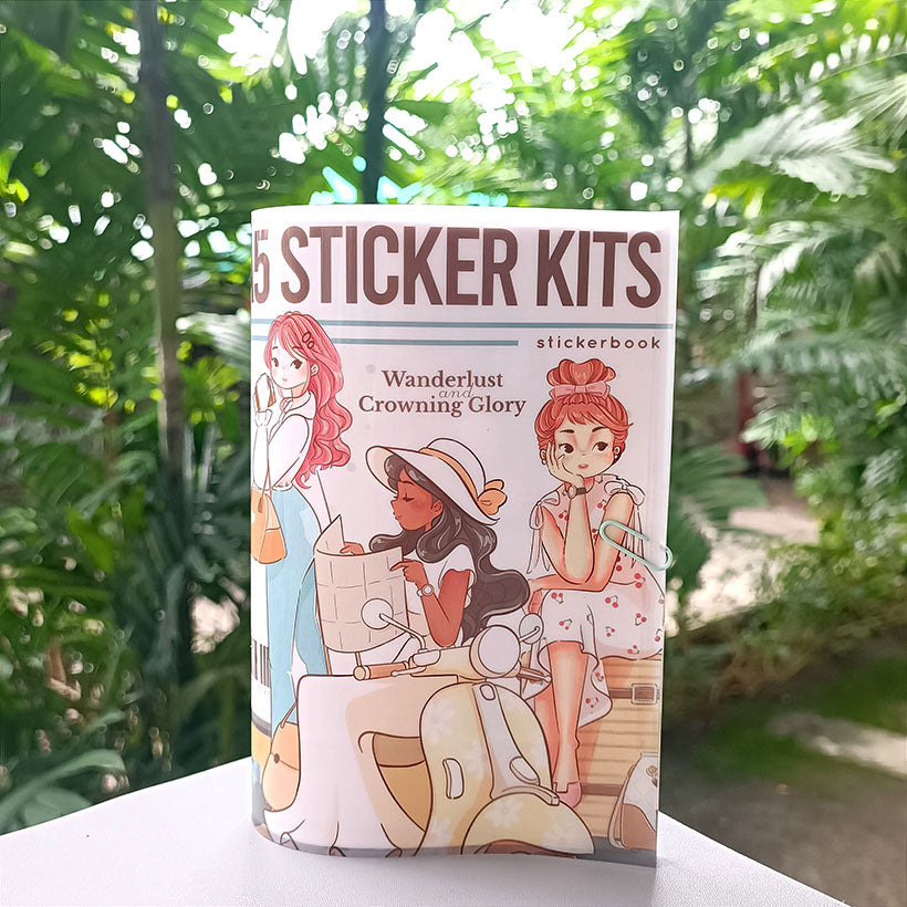 WanderLust and Crowning Glory A5 Kits Sticker Book | CDB004