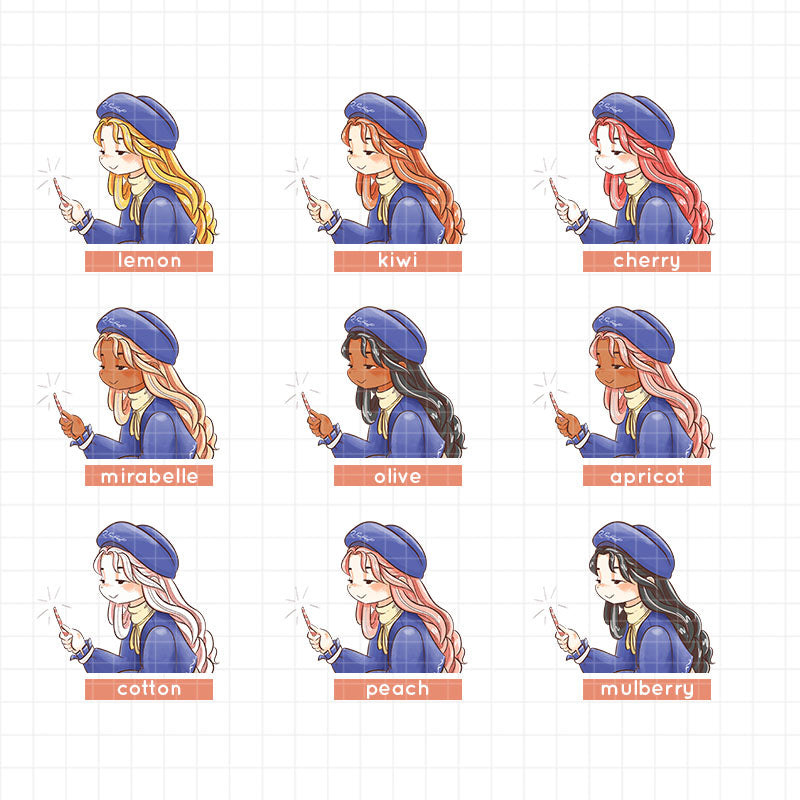 Champagne | Winter Solstice | Collection Stickers | C420