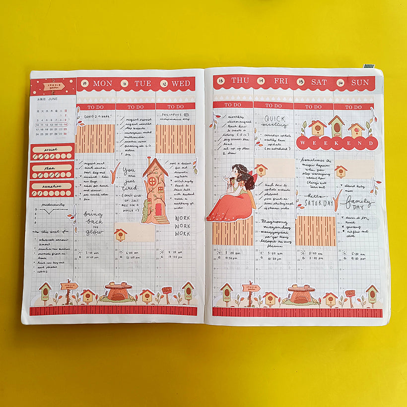 Magical | Fairy Tales | Hobonichi Cousin Weekly Kit - hcwk081