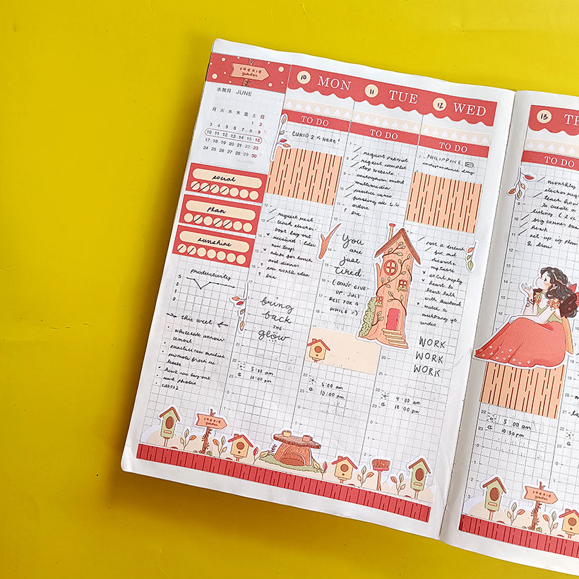 Magical | Fairy Tales | Hobonichi Cousin Weekly Kit - hcwk081