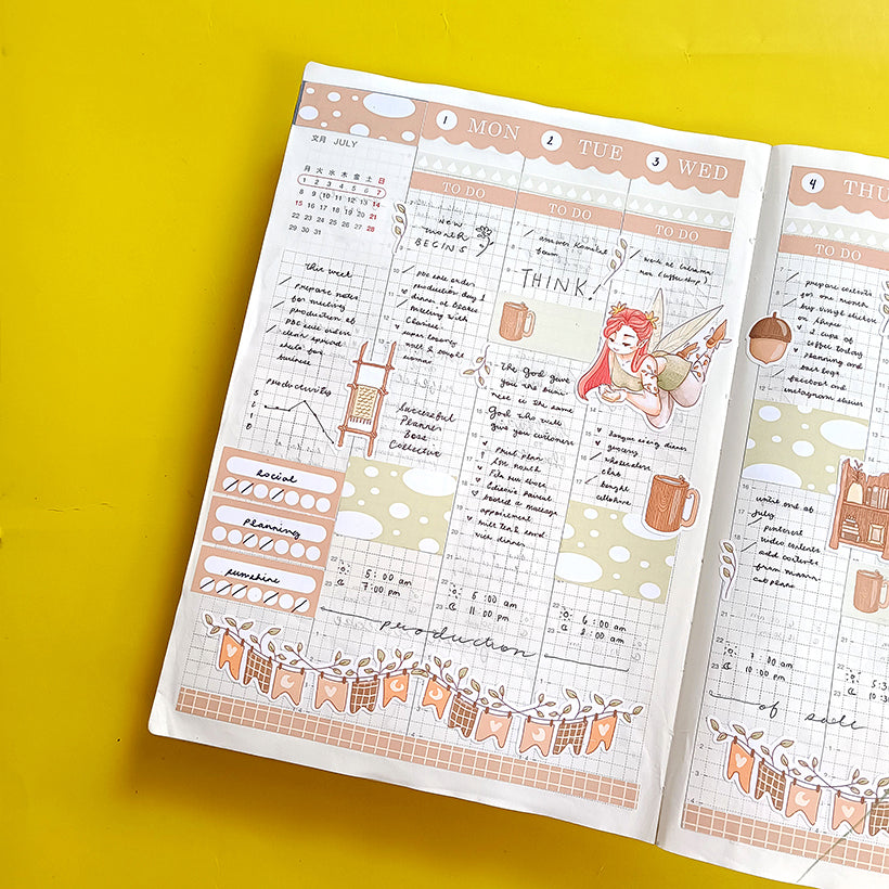 Enchanting Fairy Tales Hobonichi Cousin Weekly Kit - hcwk085