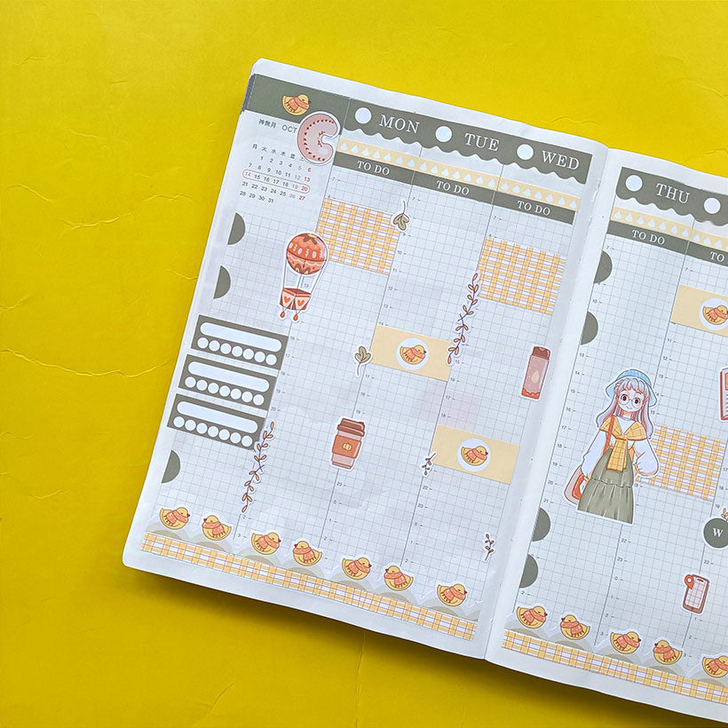 Travel Fabulous Fall Hobonichi Cousin Weekly Kit - hcwk100