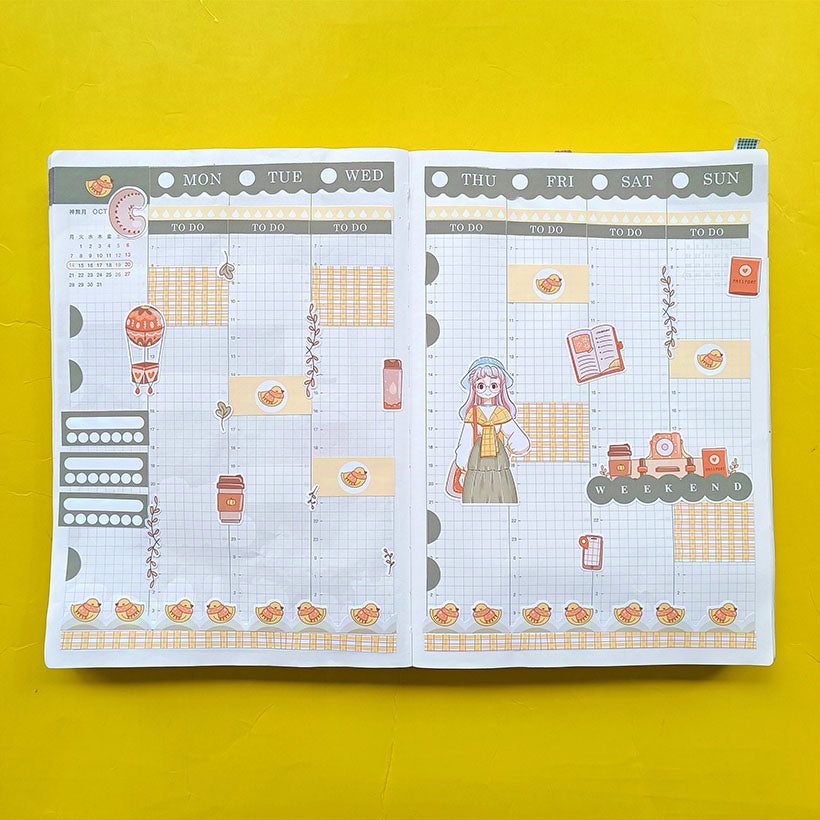 Travel Fabulous Fall Hobonichi Cousin Weekly Kit - hcwk100