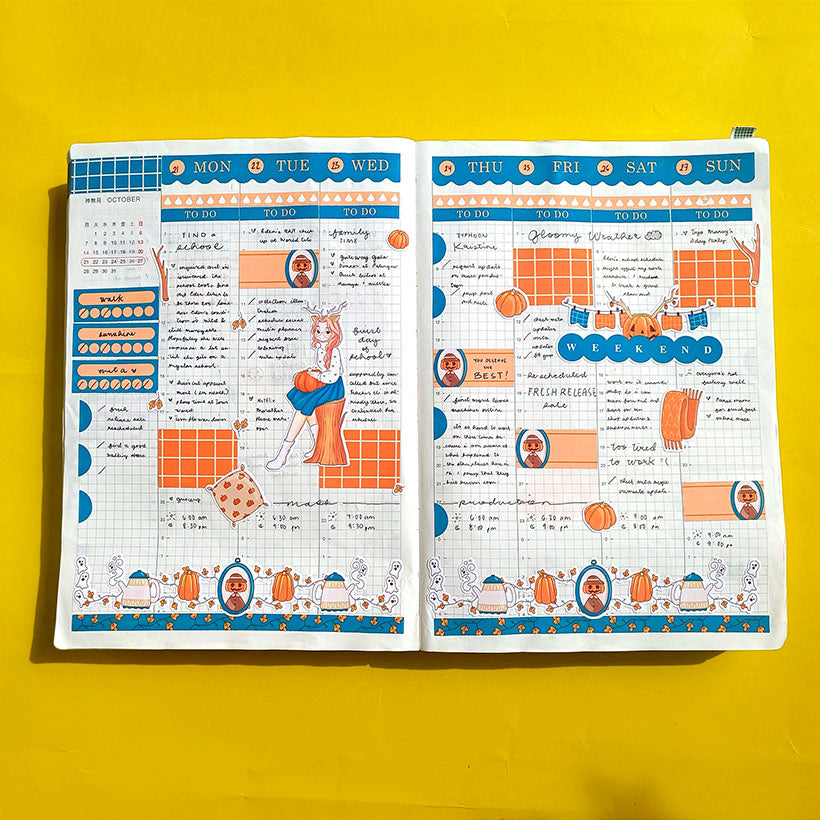Deer Fluffy Tails Hobonichi Cousin Weekly Kit - hcwk104