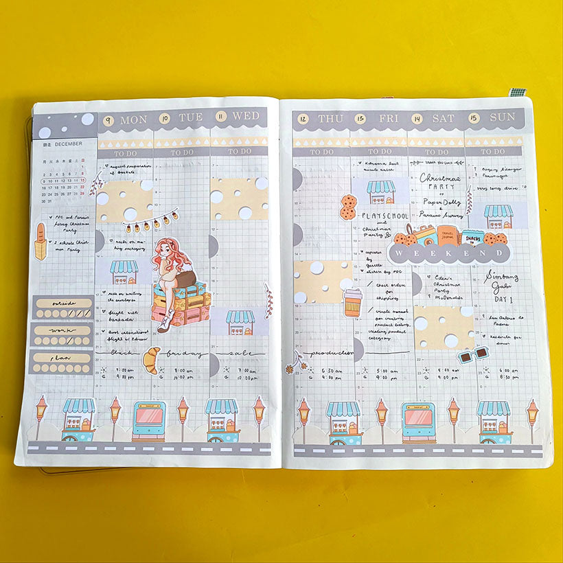 Solo | Wanderlust | Hobonichi Cousin Weekly Kit - hcwk107