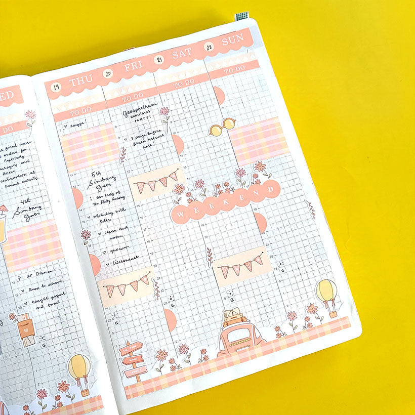 Adventure | Wanderlust | Hobonichi Cousin Weekly Kit - hcwk108
