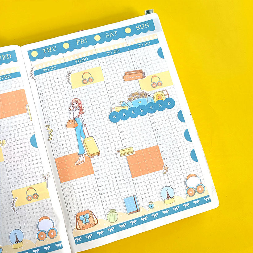 Business | Wanderlust | Hobonichi Cousin Weekly Kit - hcwk109