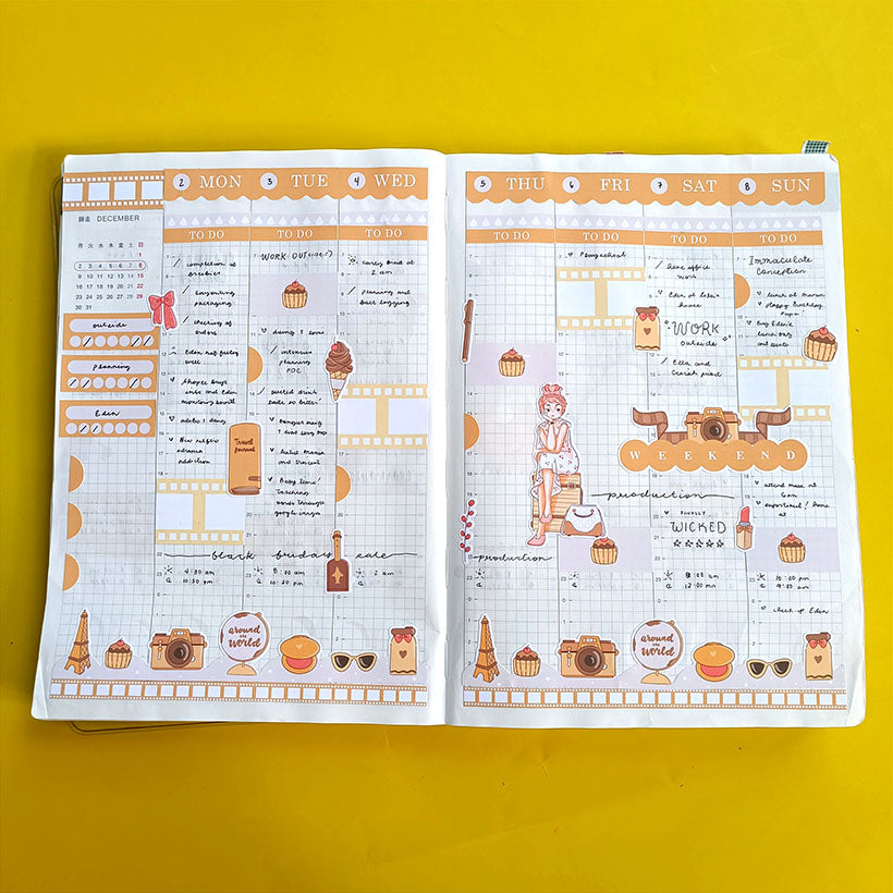 Fancy | Wanderlust | Hobonichi Cousin Weekly Kit - hcwk110