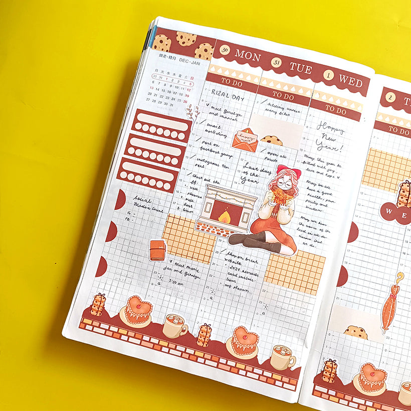 Festive | Winter Solstice | Hobonichi Cousin Weekly Kit - hcwk111