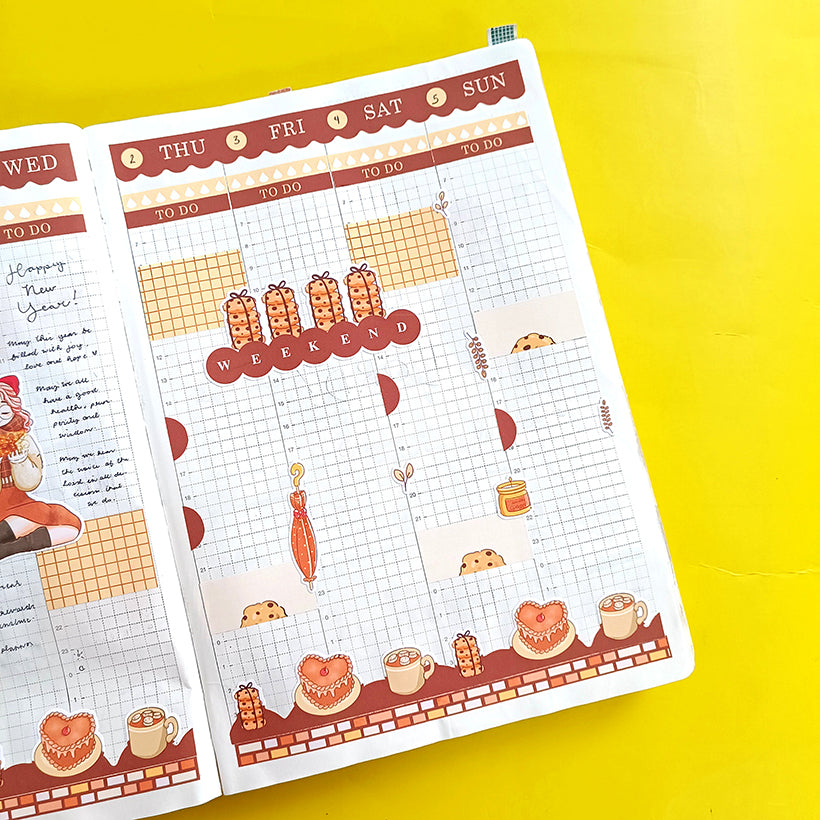 Festive | Winter Solstice | Hobonichi Cousin Weekly Kit - hcwk111