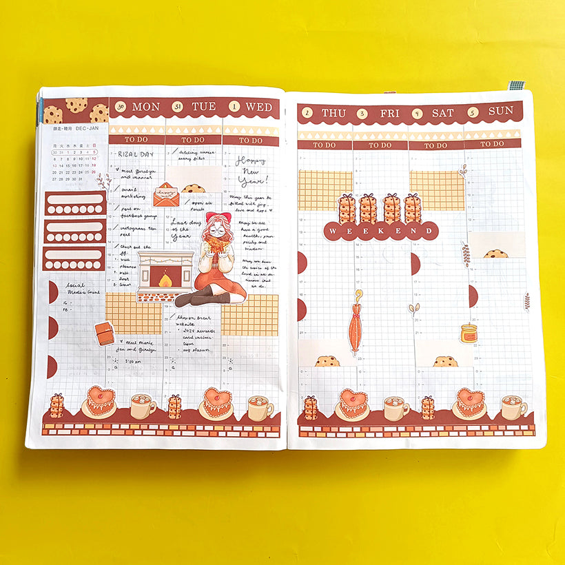 Festive | Winter Solstice | Hobonichi Cousin Weekly Kit - hcwk111