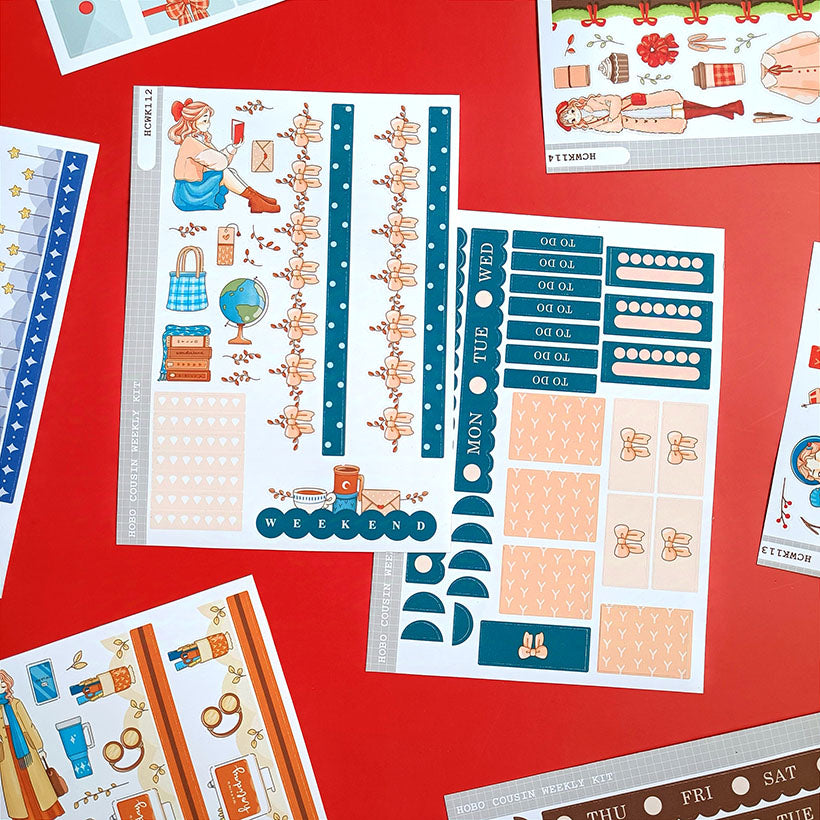 Winter| Winter Solstice | Hobonichi Cousin Weekly Kit - hcwk112
