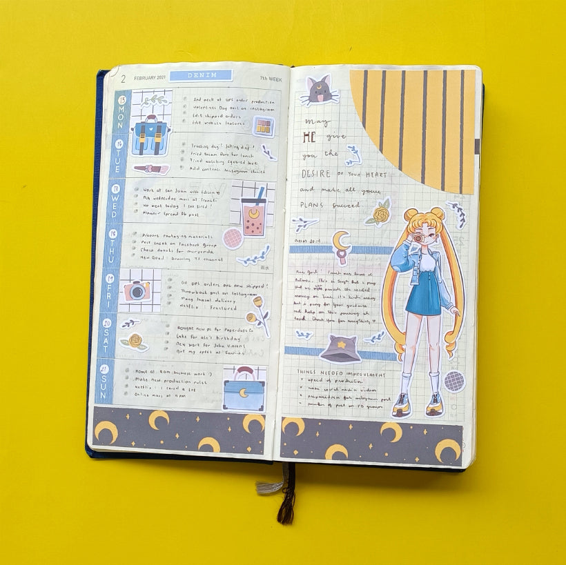 Denim | Sailor Bloom | Spring Collections Sticker | C190