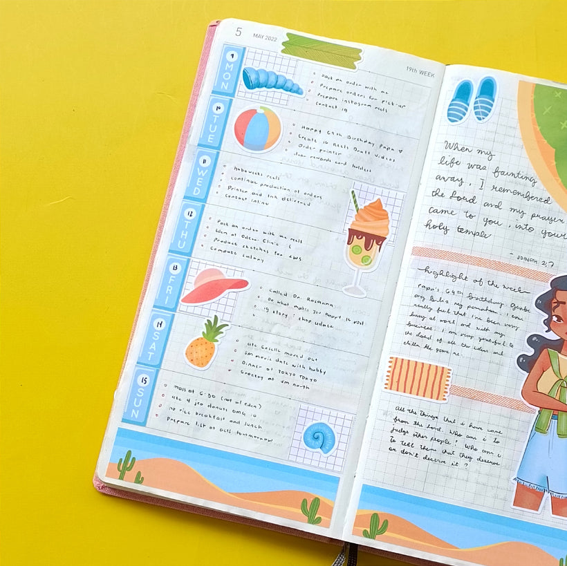 Sun-filled | Summer Princess | Collections Stickers | C261