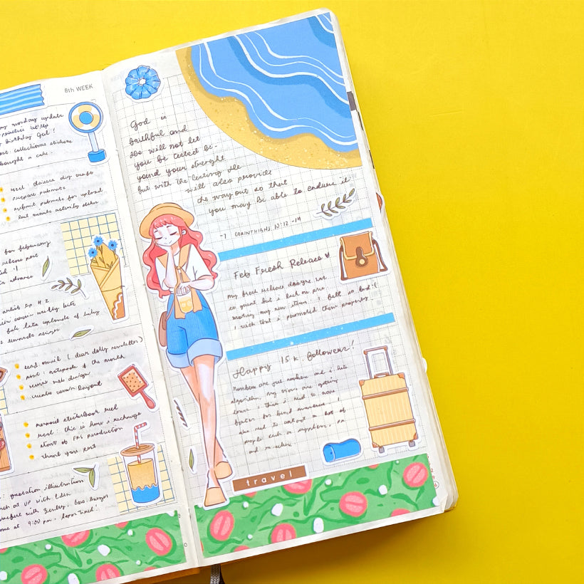 Travel Girl | Story of Us | Collection Stickers | C290