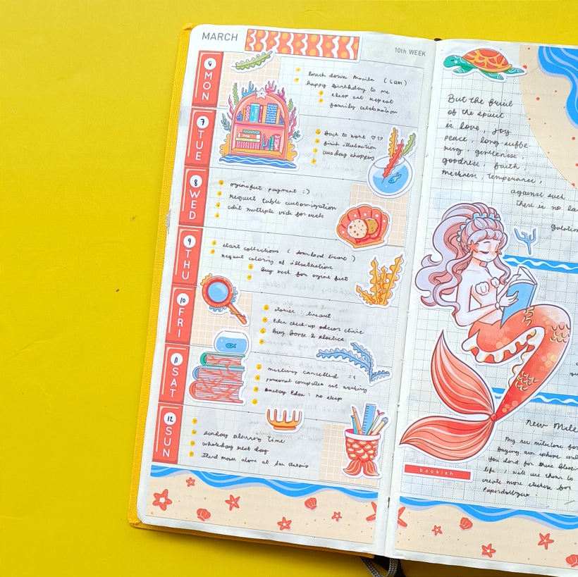 Bookish | The Modern Mermaids | Collections Stickers | C303