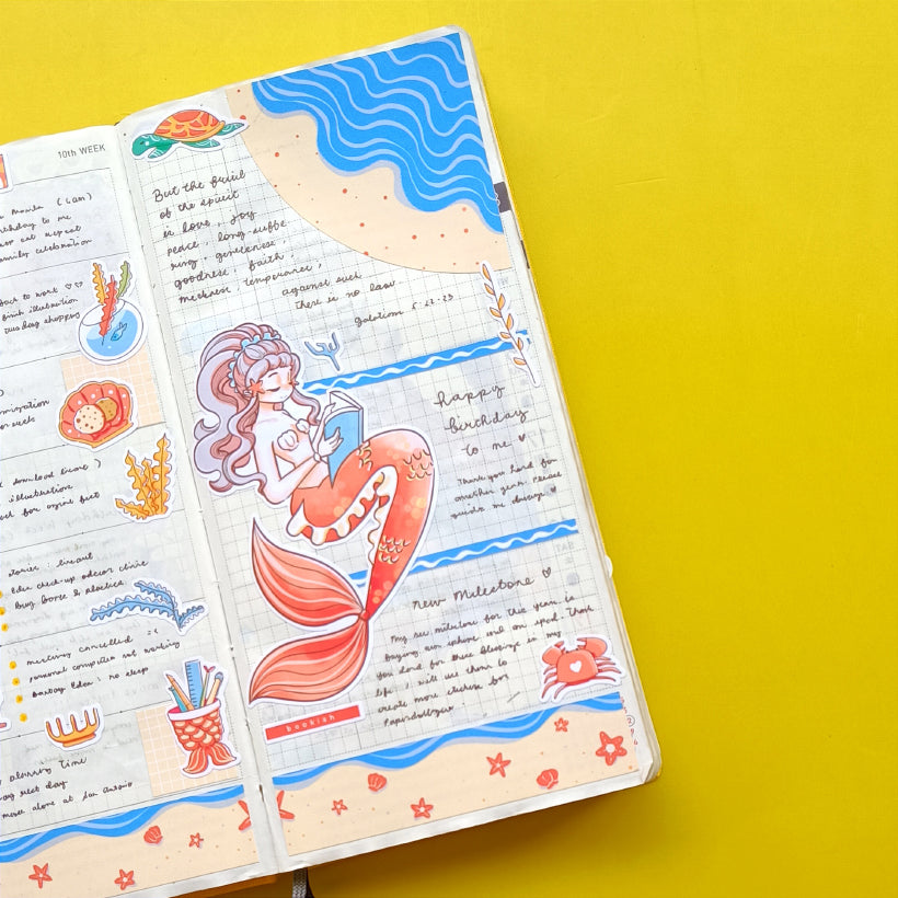 Bookish | The Modern Mermaids | Collections Stickers | C303