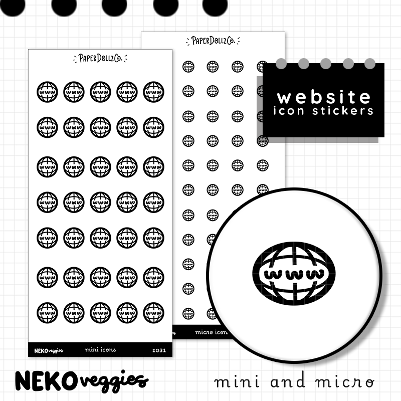 Website | PaperDollzCo | Icon Sticker | i031