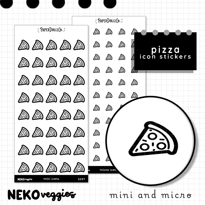 Pizza | PaperDollzCo | Icon Sticker | i037