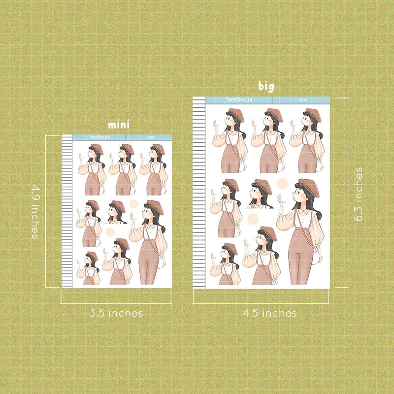 Candy Cart My Fair Ladies PaperDollzCo Planner Stickers | J300